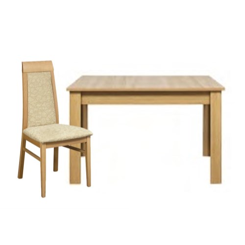 Caxtons Huxley Oak Compact Dining Set with 4