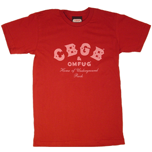 CBGB Mens Vintage Logo Tee