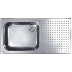 CDA CP5/L Picazzo Single Bowl Sink with Left Hand Drainer