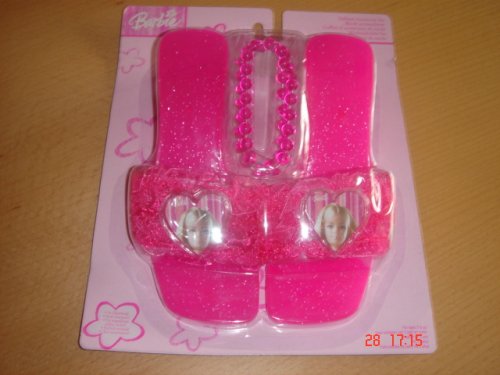 Barbie - Pink shoes and Necklace