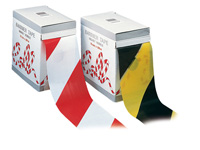 CEB Barrier tape, red and white highly visible