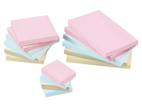 CEB CE 76x127mm recycled sticky notes in assorted