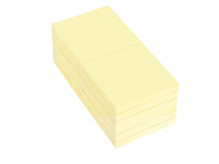 CEB CE 76x76mm recycled yellow sticky notes, 120