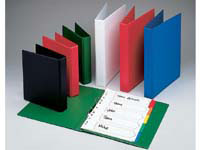 CE A4 black pvc 2 o ring binder with 25mm