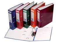 CEB CE A4 purple laminated lever arch file with 70mm