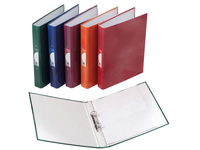 CEB CE A4 red laminated ring binder with 2 O ring