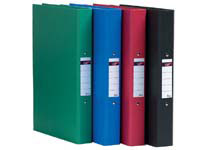 CEB CE A4 red recycled 2 ring binder with 25mm
