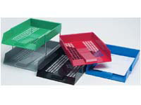 CE black desktop filing and letter tray, EACH