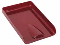 CEB CE burgundy desktop letter tray, EACH