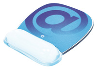 CEB CE Exact blue mouse pad with gel wrist rest, EACH