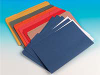 CEB CE tabbed 5ths foolscap blue manilla folders,