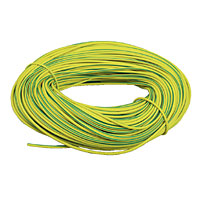 CED 3mm Green/Yellow Sleeving 100m