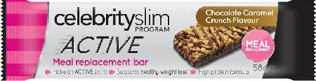 Celebrity Slim, 2102[^]0107440 Active Caramel Crunch Meal Bar