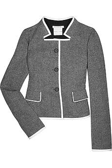 Reversible wool jacket
