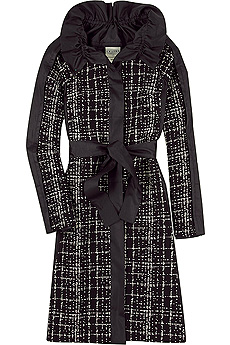 Celine Tweed and taffeta coat