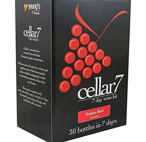 Cellar 7/Youngs Italian Red 30 Bottle Wine Kit