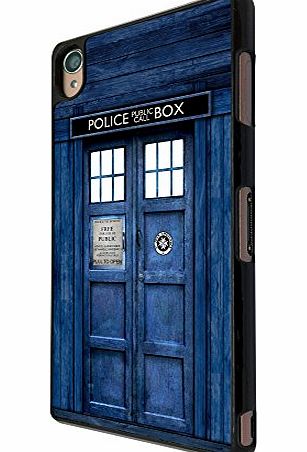 Doctor Who Tardis Police Call Box Design For All Sony Xperia Z / Sony Xperia Z1 / Sony Xperia Z2 / Sony Xperia Z3 / Sony Xperia Z1 Compact / Sony Xperia Z2 Compat / Sony Xperia Z3 Compact CASE Back Fa