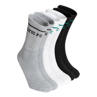 Celtic 3 Pack Sport Socks - Grey/Black/White.
