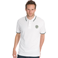 Celtic Basic Crest Polo - White.