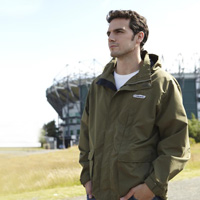 Celtic Core Showerproof Jacket - Khaki Green.