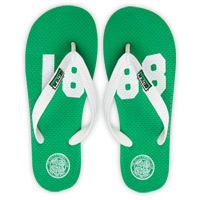 Celtic Flip Flop - Green/White.