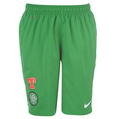 Nike 2011-12 Celtic Away Nike Football Shorts (Green)
