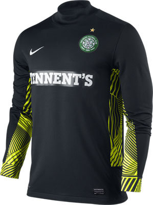 Celtic Nike 2011-12 Celtic Nike Black Goalkeeper Shirt (Kids)