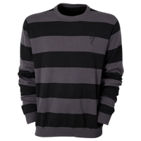 Striped Jumper - Grey/ Black.