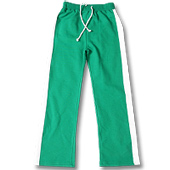 Track Pant Rear Applique - Girls - Green.