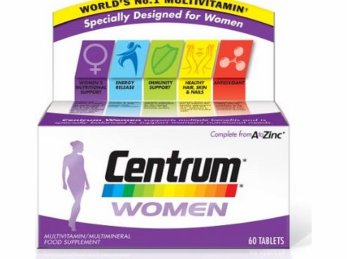 Centrum Women Supplements - Pack of 60 Tablets