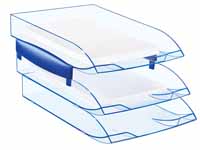 cep Ice blue letter tray for A4 and foolscap