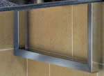 Decorative Chrome Brackets for Granite Worktop