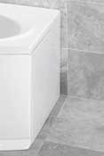 Ceramica Icon 940mm Right Hand White End Bath Panel