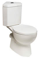 Profile Corner Close Coupled Toilet WC