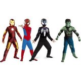 Marvel Heroes Costumes 4-Pack (5-7 Years)