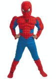 Spiderman Classic Muscle Costume - 5/7 Years