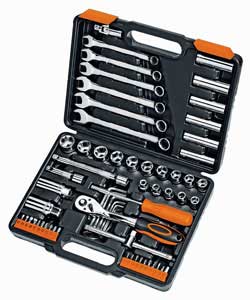 Challenge 63 Piece 3/8 Drive Socket and Wrench Set
