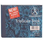 Challenge Triplicate Book 141 x 205mm