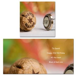 Champagne Card