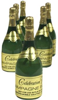 Champagne Party Bubbles (Pack 6)