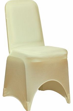 Spandex Chair Cover Premium (Ivory)
