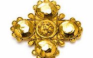 Ornate cross-style brooch