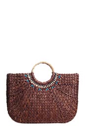 oversized basket weave bag