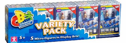 Micro-Figures in Display Brix Variety (Pack of 5)