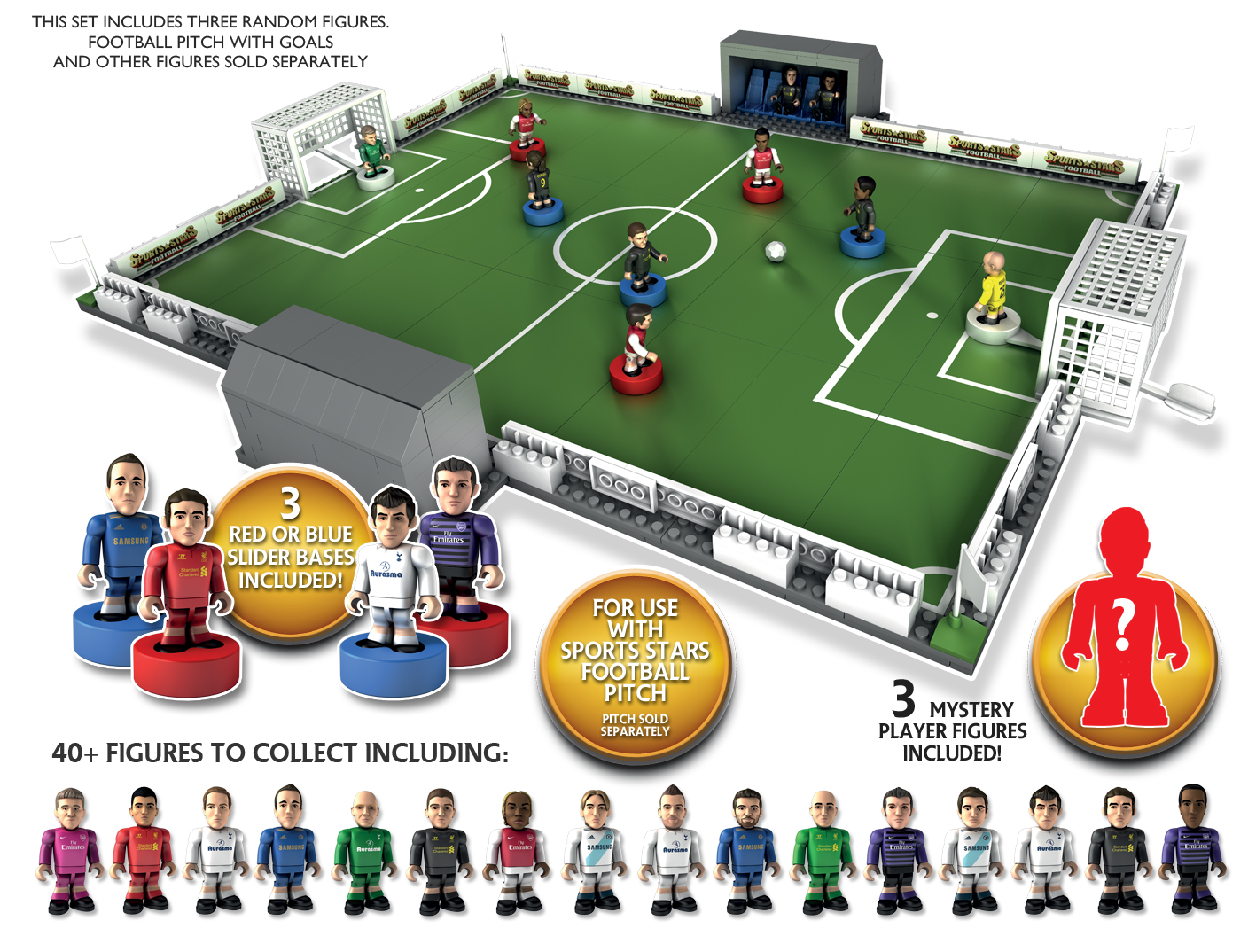 Character Building Sports Stars Dug-out P/set