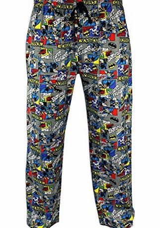 Character UK Character Mens Batman Lounge Pants Multi Size Medium