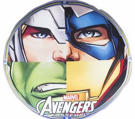 Character World Disney Marvel Avengers Team Shaped Cushion, Multi-Color