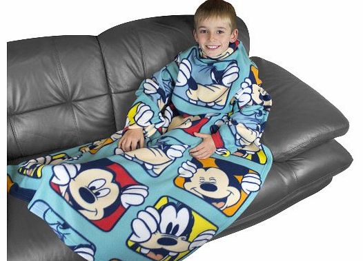 Character World Disney Mickey Mouse Play Sleeved Fleece Blanket, Multi-Color