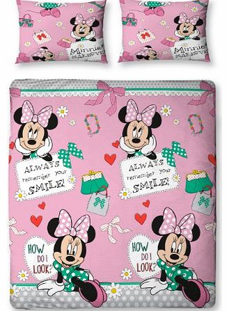 Character World Disney Minnie Mouse Makeover Double Duvet Set