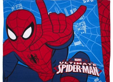 Ultimate Spider-Man City Fleece Blanket